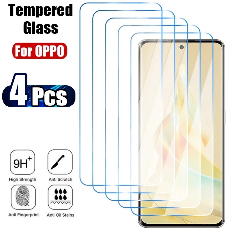 Oppo A78 - 4 pièces verre trempé pour Oppo