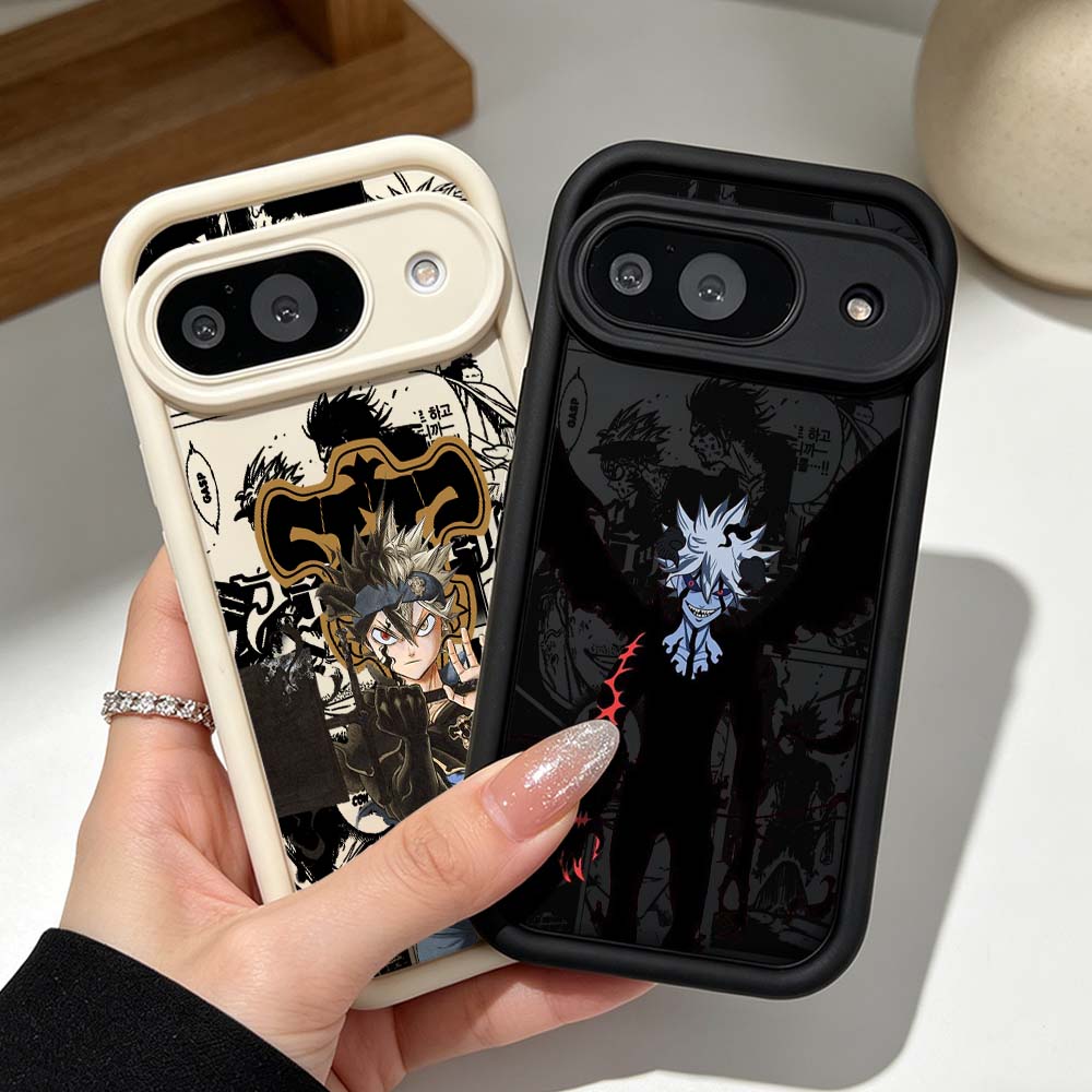 Google Pixel 9 Pro - Coque de téléphone noire en silicone