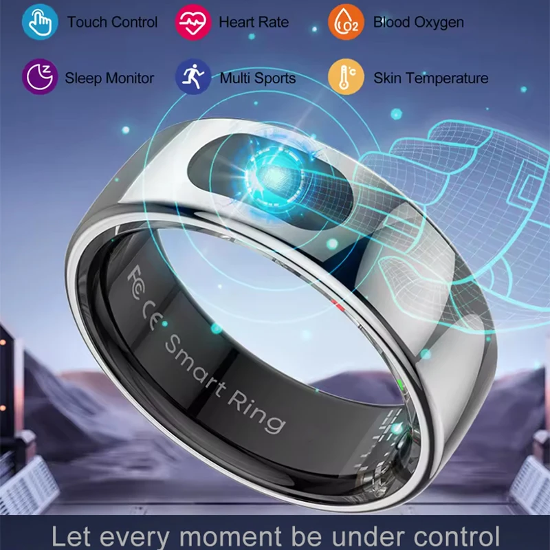 Temperature Ring Skin - Anneau intelligent avec étui de chargement