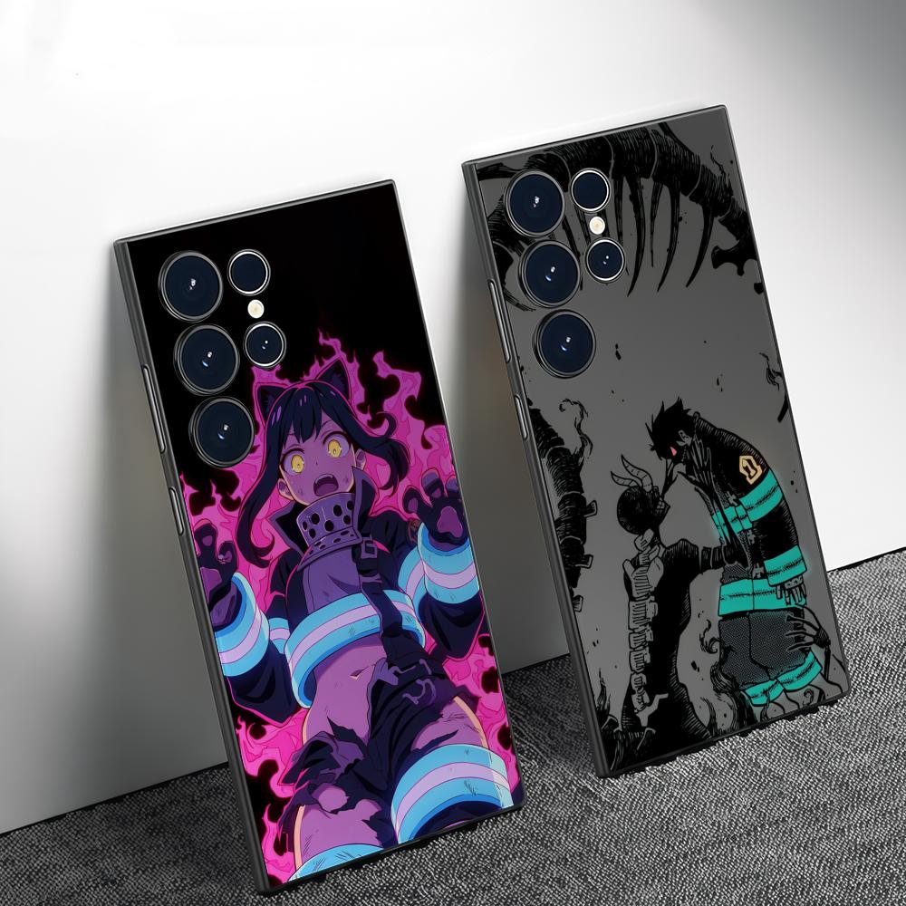 Samsung Galaxy S24 - Coque de téléphone Anime F-Fire Force,