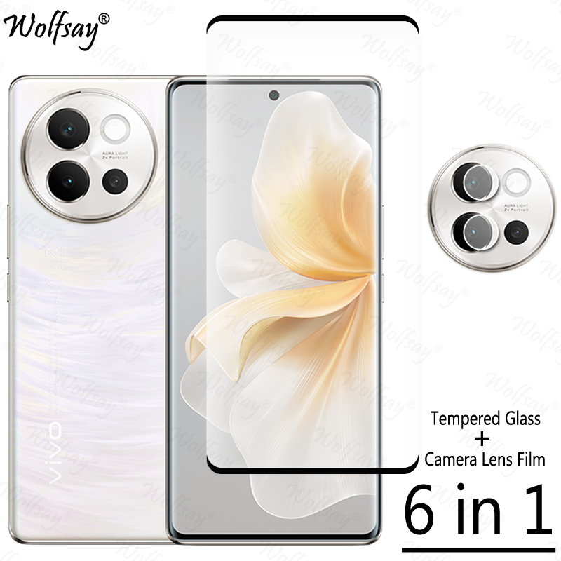 Vivo V40 - Verre trempé à couverture complète pour