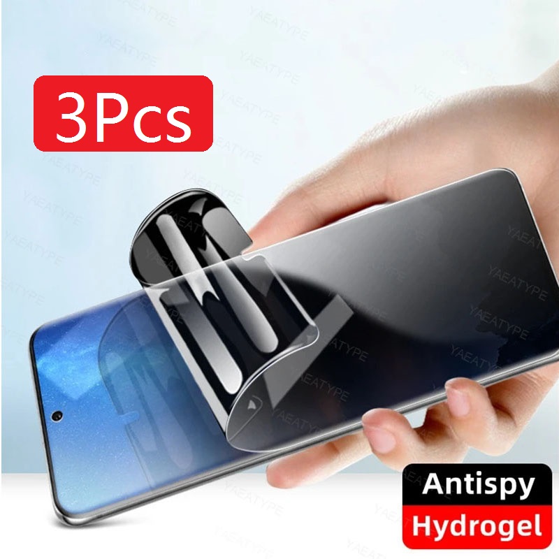 Vivo V40 - Protecteur d'écran anti-espion, 3 pièces, Film