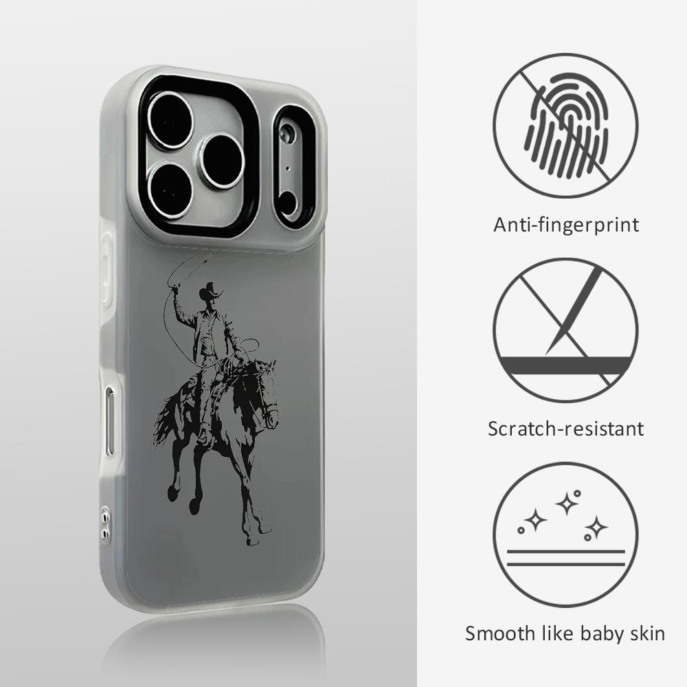 Apple Iphone 15 - Coque de téléphone graphique Western Cowboy,