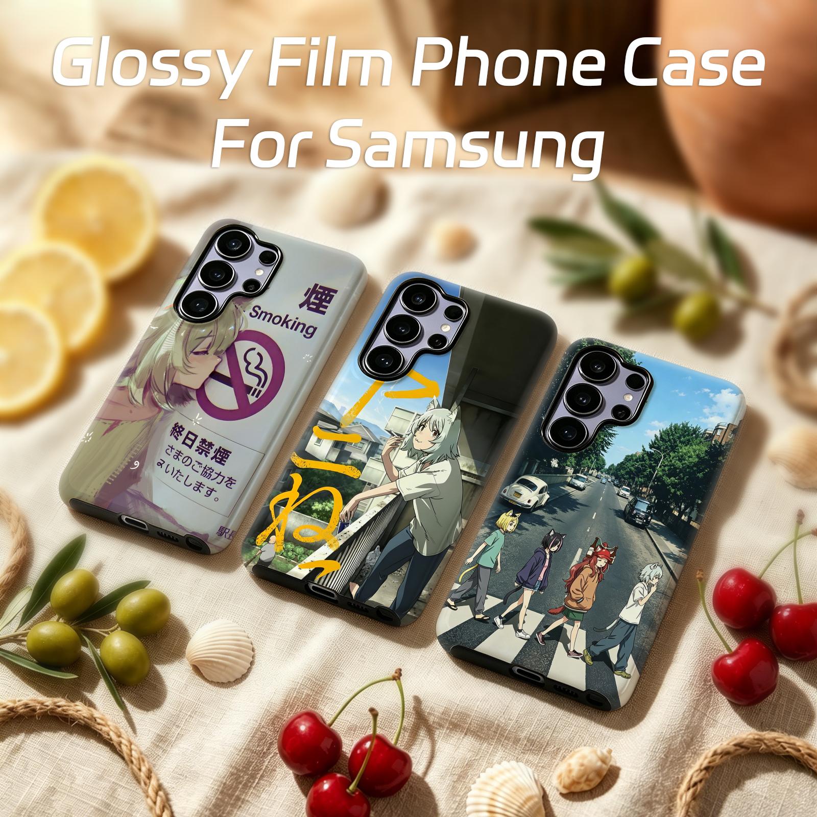 Samsung Galaxy S24 - Coque de téléphone Chainsmoker Cat pour