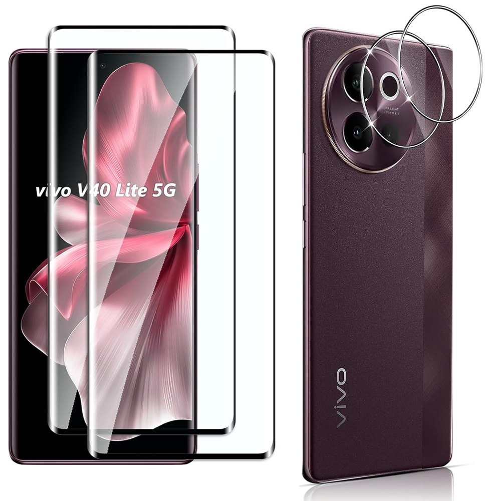 Vivo V40 - Verre de protection d'écran incurvé 3D