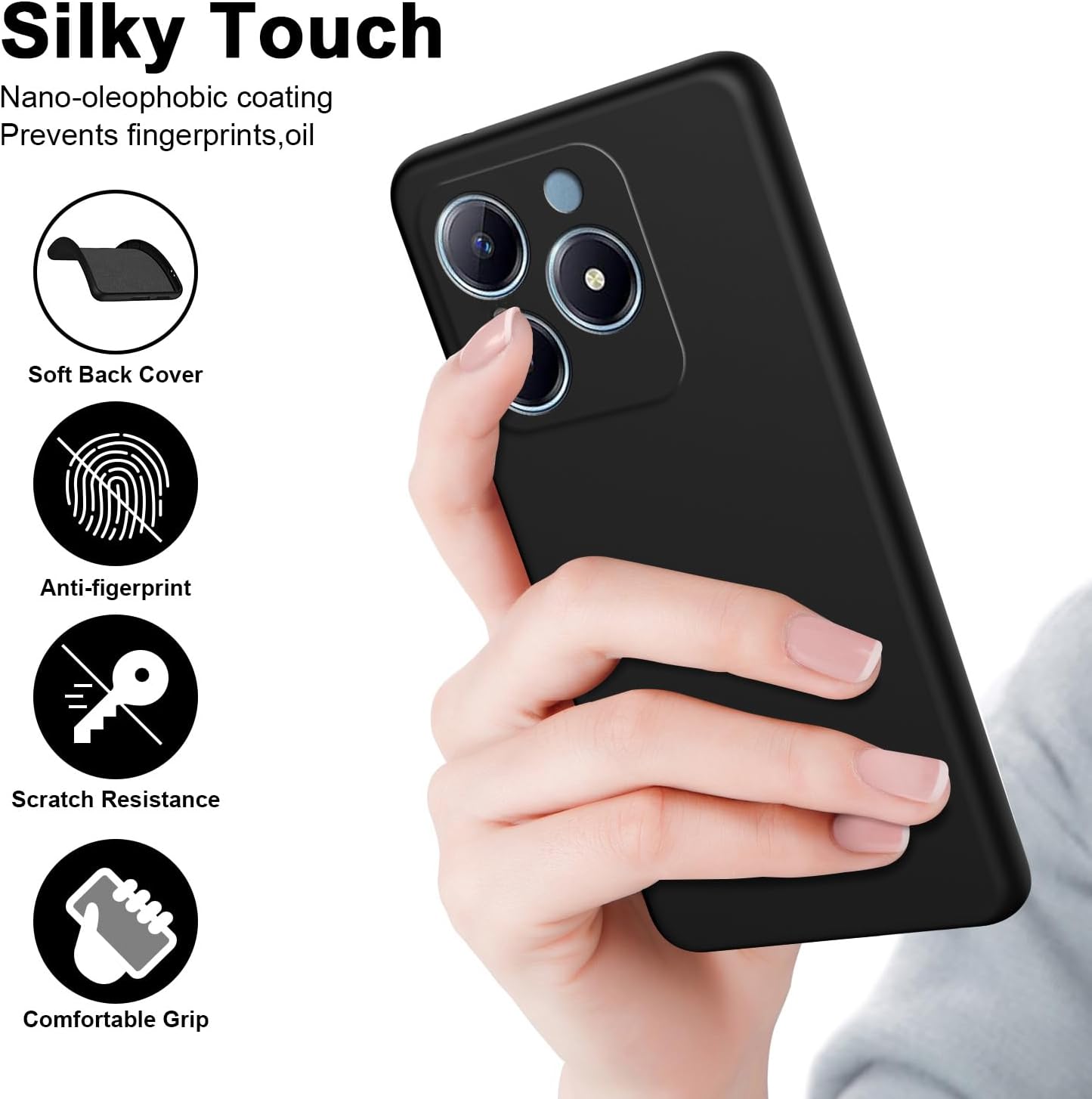 Coque en Silicone liquide Flex - Realme Note 50 avis et prix