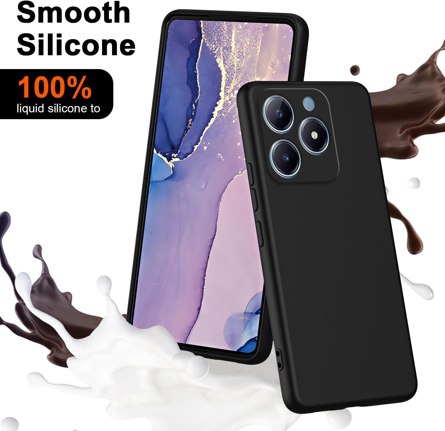 Coque en Silicone liquide Flex - Realme Note 50 avis et prix