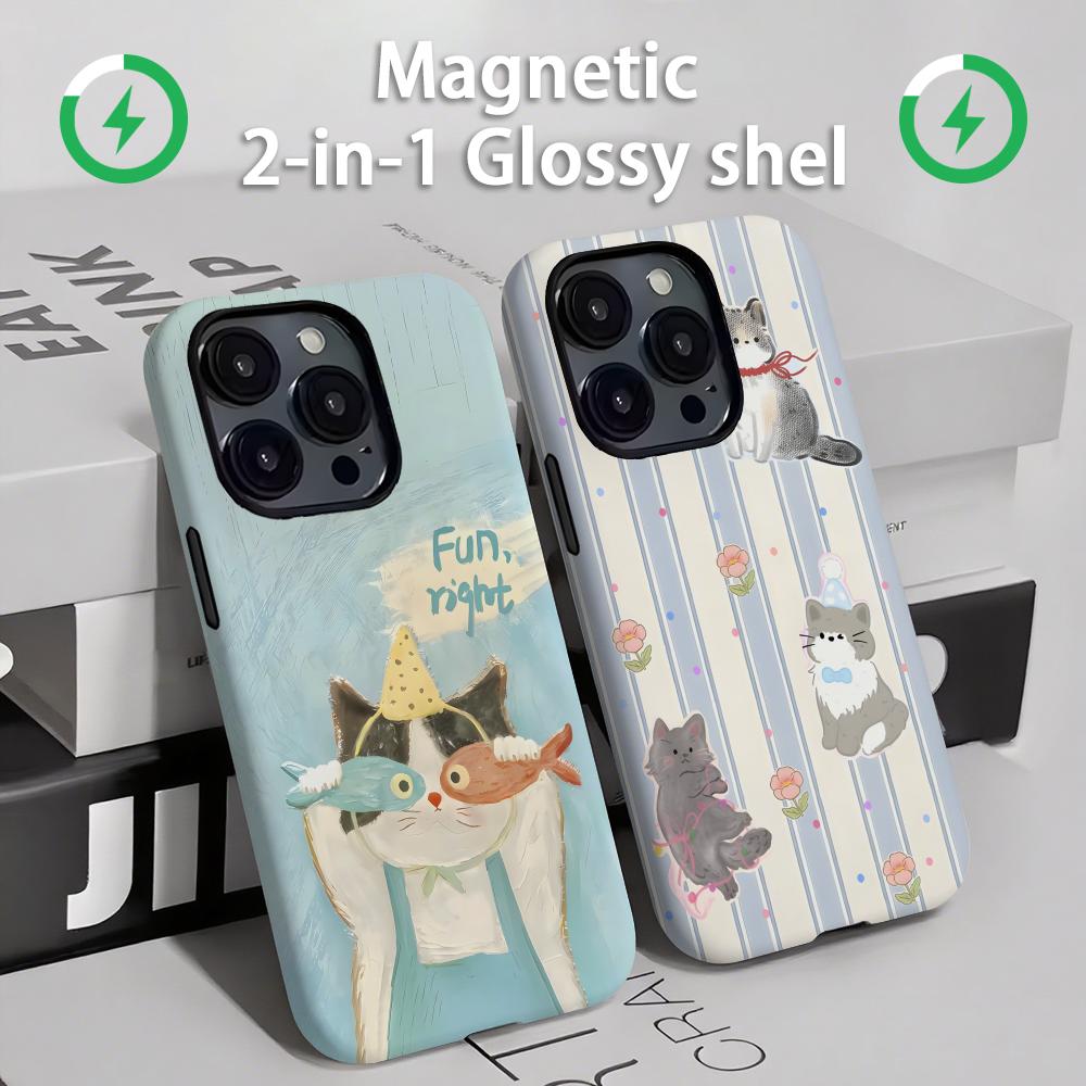 Coque de téléphone magnétique  - Apple Iphone 15 avis et prix