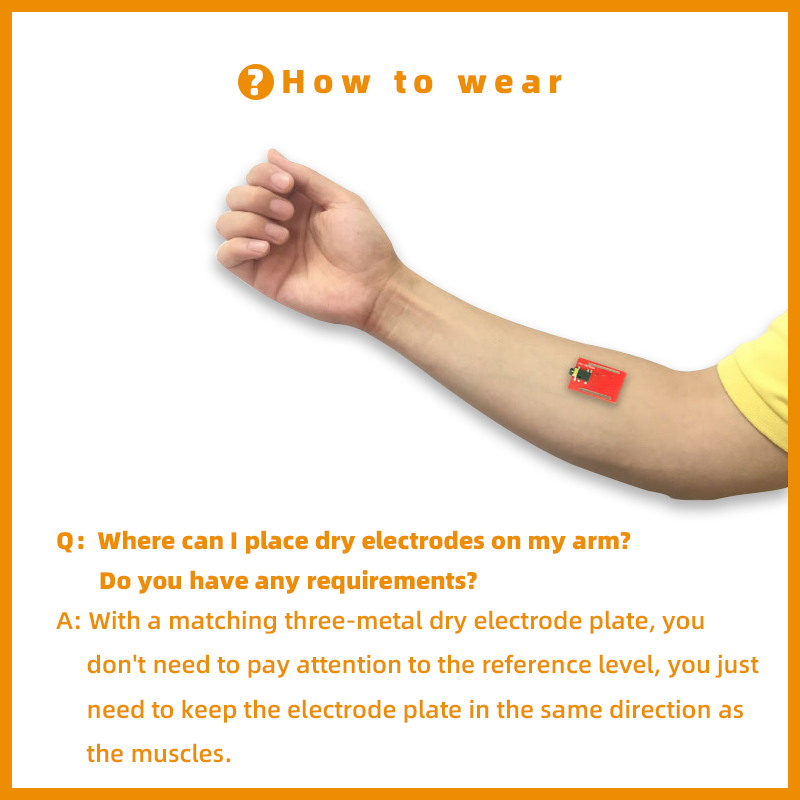 Électrode Sèche EMG Capteur Mu - Muscle Sensor Emg avis et prix