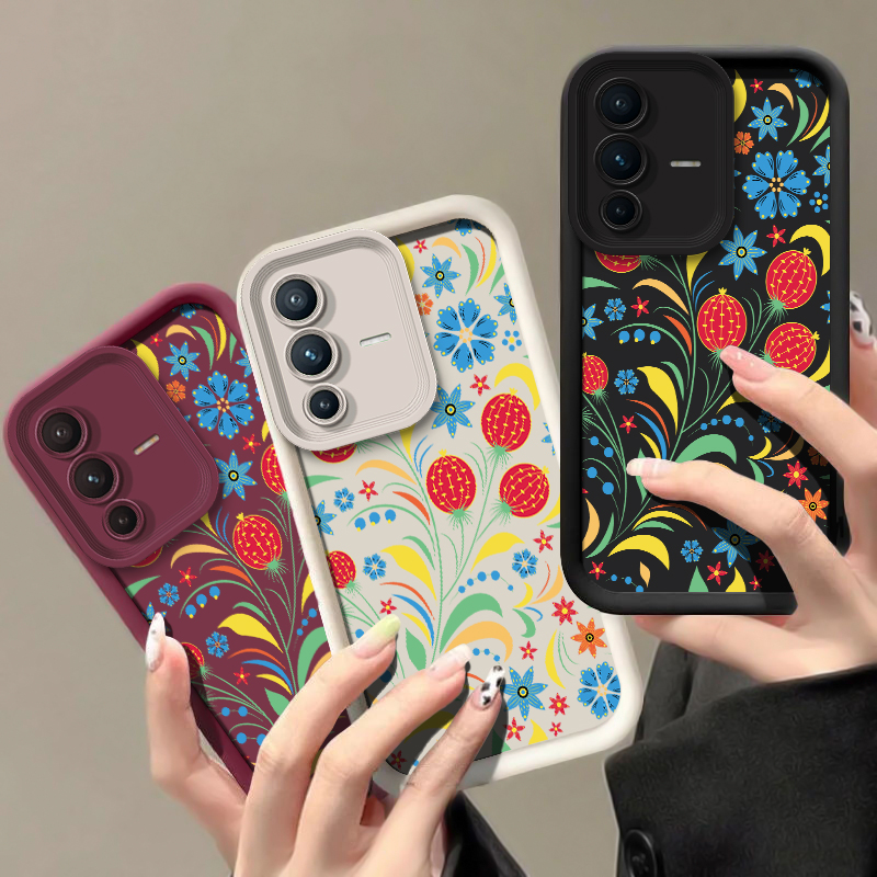 Coque de téléphone à fleurs, é - Vivo V40 avis et prix