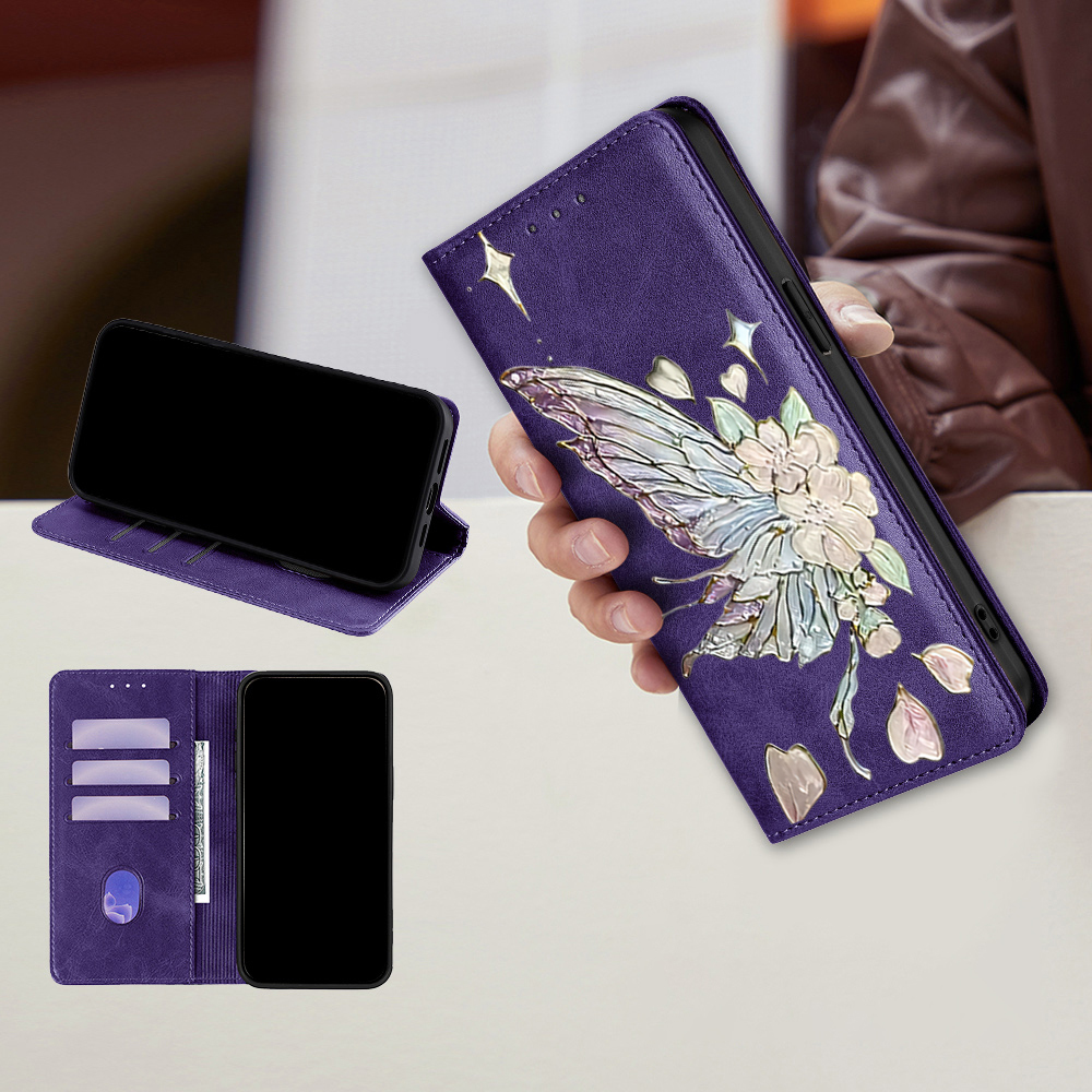 Étui portefeuille en cuir magn - Samsung Galaxy S24 avis et prix